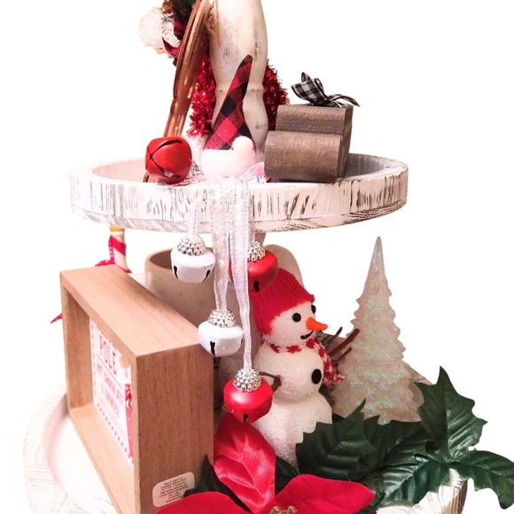 NEW Christmas Tiered Tray and Decor Rae Dunn Mug XTT3 - Picture 4 of 14